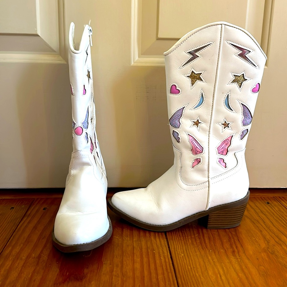 Steve Madden colorful cowgirl boots